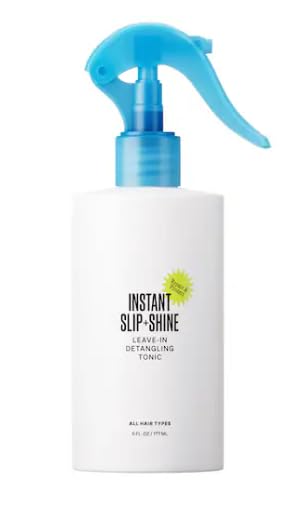 Ebb Ocean Club Instant Slip & Shine Leave-In Detangling Conditioner, All Hair Types, Vegan, Silicone-Free, 6 oz