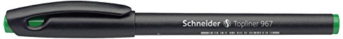 Schneider Topliner 967 Fineliner (Strichstärke 0 4 mm) 1 Stück grün