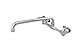 AA Faucet 8" Wall Mount Commercial Duty No Lead Faucet w/ 12" Swivel Spout NSF AA-712G