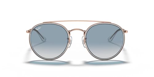 Ray-Ban 0RB3647N 90683F 51 Occhiali da Sole, Trasparente (Transparente/Clear Gradient Blue), Unisex-Adulto