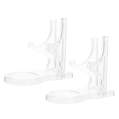 HOLIDYOYO 2pièces Support De Présentation Acrylique Pour Assiettes Et Tasses De Éléments Pour Décoration De Table Présentoir Élégant Et Pratique Pour...