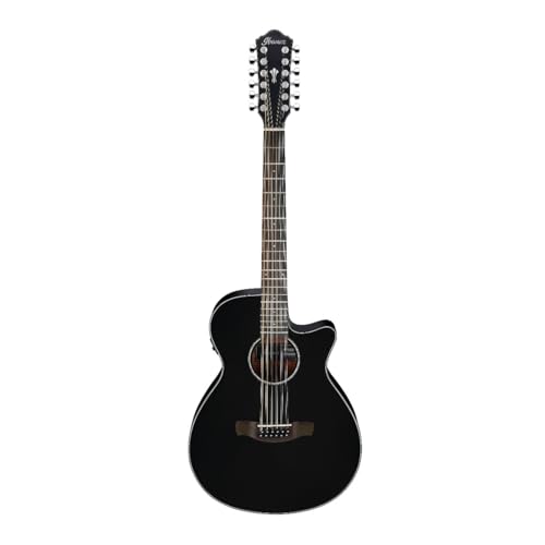 Ibanez AEG5012 12-string Acoustic-electric Guitar - Black