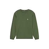 Not So Ape The Great Unkown LS Tee, All-Gender Unisex Green
