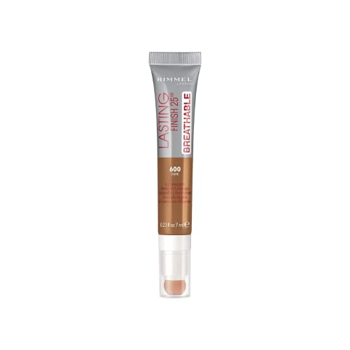 Rimmel London Lasting Finish 25Hr Breathable Concealer - 600 Dark Concealer Women 0.23 oz image 3