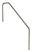S.R.Smith 3HR-4-049-VT 3-Bend Sealed Steel Rail for Pools, Taupe
