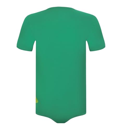 Men Short Sleeve Romper Pajama Bodysuit One Piece Sleepwear Tops Cute Print Onesie - Dinosaur George2