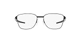 Oakley Men's OX3005 Dagger Board Square Prescription Eyewear Frames, Satin Black/Demo Lens, 55 mm