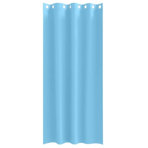Rideaux occultants en polyester opaque de qualité supérieure bleu ciel