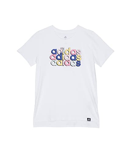 Image of Adidas Girls Short Sleeve Graphic Tee