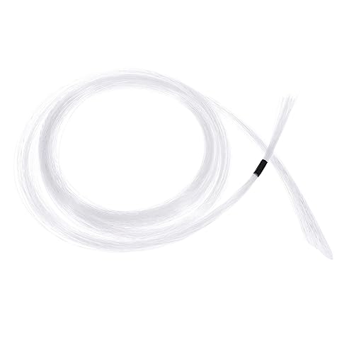 Homoyoyo 50Pcs LED Fiber Optic Lights Meters Long Decorative Optical Fiber Strands for Parties Festivals and Home Decor High Transparency and Brightness
