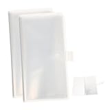 SAFIGLE 2 Piezas Álbum Transparente para Entradas Organizador Resistente para Coleccionistas de Tickets de Conciertos y Teatro Almacenamiento Seguro para Fotos y Recuerdos Familiares