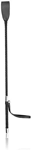 E-FirstFeeling Leather Long Whip Riding Crop (Style B) - Thumbnail 3