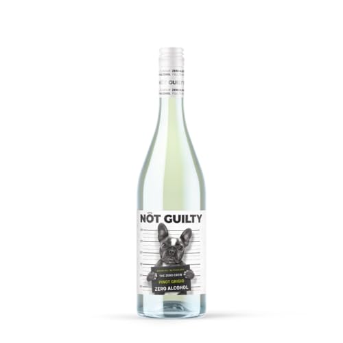 Not Guilty Pinot Grigio White Wine - Alcohol Free 0 percent ABV 6x75cl