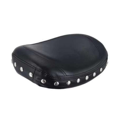 Dossier passager moto anti fatigue coussin arrière de selle en PU noir
