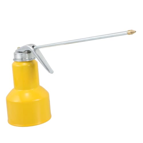 SOLUSTRE Olla De Aceite Herramienta para Engrasar Bicicletas Dispensador De Licor con Bomba De Gas De Transferencia De Combustible Bomba Extractora De Combustible El Plastico Yellow