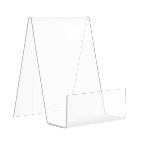 15 soportes de acrílico para libros PINGEUI transparentes de 7,5x9x10,5 cm 4