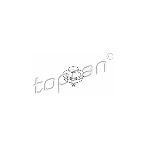 TOPRAN 107 152 Supporto ammortizzatore Assale anteriore Sx, Assale anteriore Dx, Superiore, Cuscinetto gomma-metallo, Cuscinetto volvente non necessario