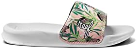 Reef Girls Kids One Slide Sandal, Zebra, 3 Big | Image 7