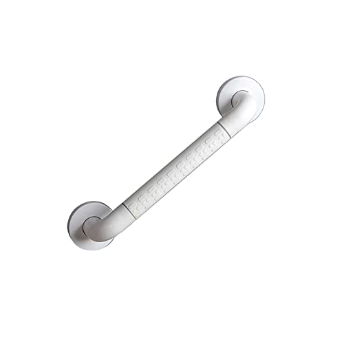 Barra de agarre antideslizante,Mango ?de Bañera de Acero Inoxidable, Manija Seguridad de la Ducha,Asidero de Baño para Niños Discapacitado Lesionado el embarazo y Personas Mayores (70cm,Blanco) Cover