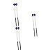 VICASKY 3 Pairs Marimba Mallets Accessories Gavel Perculator Yarn Mallets Percussion Sticks Marimba Sticks Medium