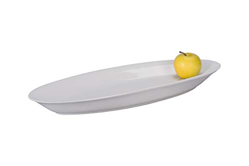 BIA Cordon Bleu 23-Inch Oval Fish Serving Platter, White