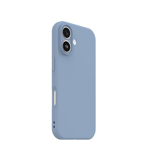Image of OtterBox iPhone 17 Figura Series Case - Polus Blue - Aesthetic, Silicone Phone Cases, Protective Minimalist Design, MagSafe iPhone Case with Camera Protection