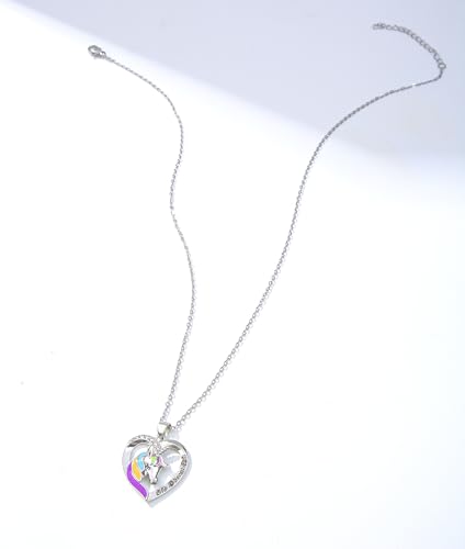 Sterling Silver Kids Unicorn Pendant Necklace Party Favors for Girls3