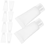 Alipis 50 Stück Nachfüllbare Reise zahnpastatuben Leere Kosmetikflaschen Flexibel Auslaufsicher für Lotion Creme Shampoo Conditioner