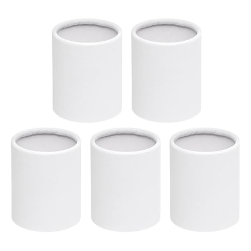 Holibanna 5 pièces Boîtes Rondes Carton pour Bouquet de Fleurs Lot de Mini Seaux Papier Ventilés Réutilisables pour Prolonger Fraîcheur Emballage Floral...
