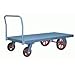 Hamilton Casters Hamilton Steel Platform Truck 42 x 84 - Plastex Wheels 4000 Lb. Cap.