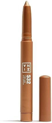 3INA The 24H Eye Stick - Long Wear Eyeshadow Stick - Creamy, Waterproof and Pigmented Eye Shadow - Matte, Sparkly, Metallic Finish - 532-0.049 oz
