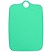 Food Safe, Scratch-resistant, Knife Friendly, Flexible, Dishwasher, Ergonomic Design - TPU Cutting Board BPA free, Chopping Mat 13.7" x 9.4" Turquoise