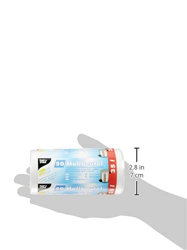 Papstar 12460 Worki Na Śmieci 35 L Przezroczyste 200 Sztuk (4 x 50)