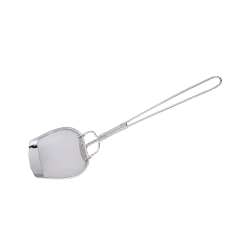 COLLBATH Écumoire Carrée En Acier Inoxydable, Cuillère Filtrante Pour Aliments Frits, Ustensile Cuisine Pratique, Légère Et Résistante, Usage Domestique Et Professionnel,
