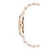 Anne Klein Women's AK/3214LPRG Rose Gold-Tone and Light Pink Resin Bracelet Watch
