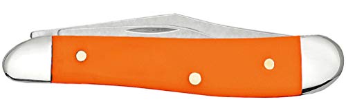 Image of Case WR XX Pocket Knife Orange Synthetic Peanut Item #80504 - (4220 SS) - Length Closed: 2 7 /8 Inches