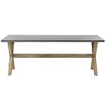 Patioco Gartentisch-Set Olbia Faserzement Grau
