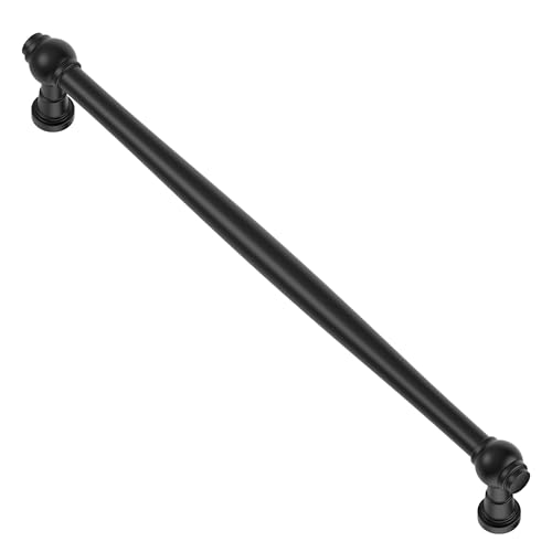 Alzassbg 7-1/2" Matte Black Cabinet Pulls and Handles 10 Pack, AL0002MB