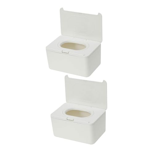 Boîte de rangement portable TOYANDONA | Distributeur de lingettes réutilisable 2 psc