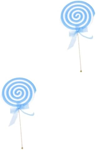 2pcs Foam Lollipop Kids Gifts Gourmet Lollipops Wedding Topper Lollipop Decoration Party Supplies Creative Photo Prop Plastic Lollipop Christmas Decorations Scene Decorative Props