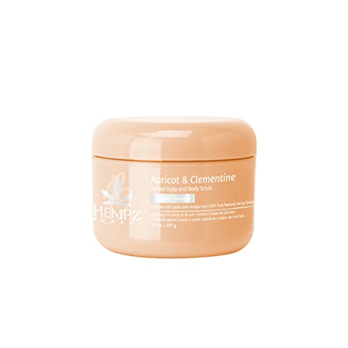 Hempz Beauty Apricot & Clementine Scalp & Body Scrub, 7.3oz