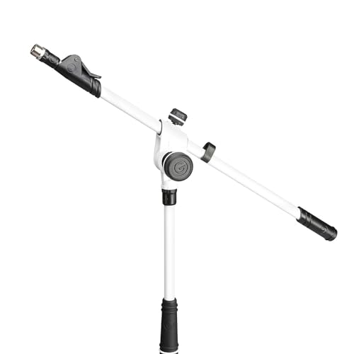 Pied micro blanc Gravity MS 4322 W pour studio et podcast