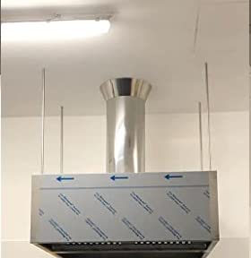 Scossalina - Collar cónico de acero inoxidable para conductos de humos de 5 décimas AISI 304, corte por láser, excelente acabado para chimenea, chimenea, estufa, cocina o barbacoa (D 100 mm)