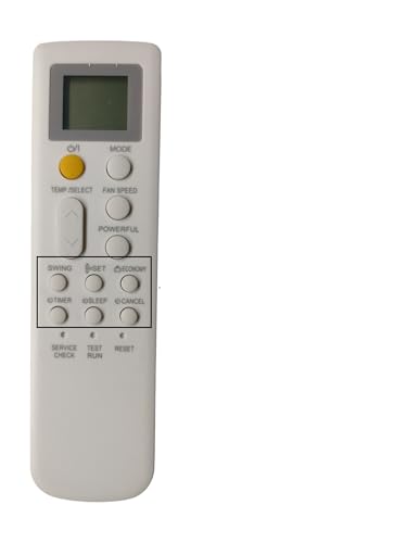 Image of Sanavya AC Remote Control - Compatible Replacement for Split & Window Air Conditioners - Replicates Genuine Remote Functions (O General Ac Remote 252 A)