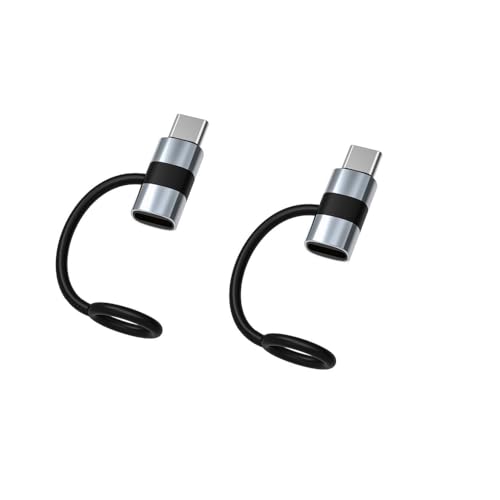 YFFSFDC Lightning to Type C 変換アダプター 2個セット Type C to ライトニング 変換アダプタ 60W PD急速充電 高速データ転送 USB-C Phone 変換コネクタ へアルミニウム合金製 iphone 15 G-alaxy S20 N-ote 10X-peria Mate 30 Pad Pro Air などタイプc多機種対応