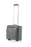 American Tourister Applite 4E Underseater Suitcase, Grey/Red, 43cm
