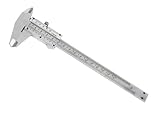 Messschieber aus Edelstahl, 150 mm, Genauigkeit bei Innen- und Außenmessungen, robuster Körper, leicht zu lesen, ideal für präzise Arbeiten