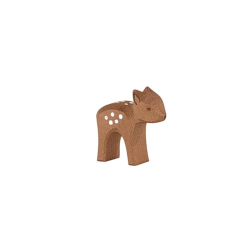 Cerf petite tête basse figurine bois animaux de la forêt Ostheimer
