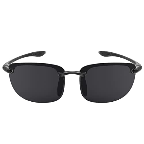 Image of JULI Sports Sunglasses for Men Women Tr90 Rimless Frame for Running Fishing Baseball Driving MJ8001