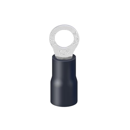 Connecteur de fil de câble joint torique RV1.25-6 noir borne à sertir isolée pour maison